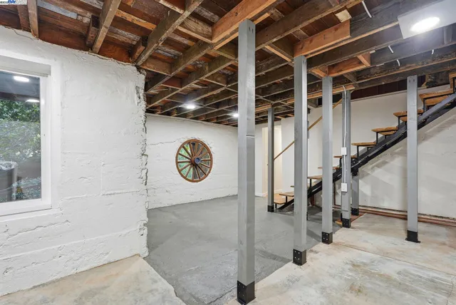 a view of storage and utility room