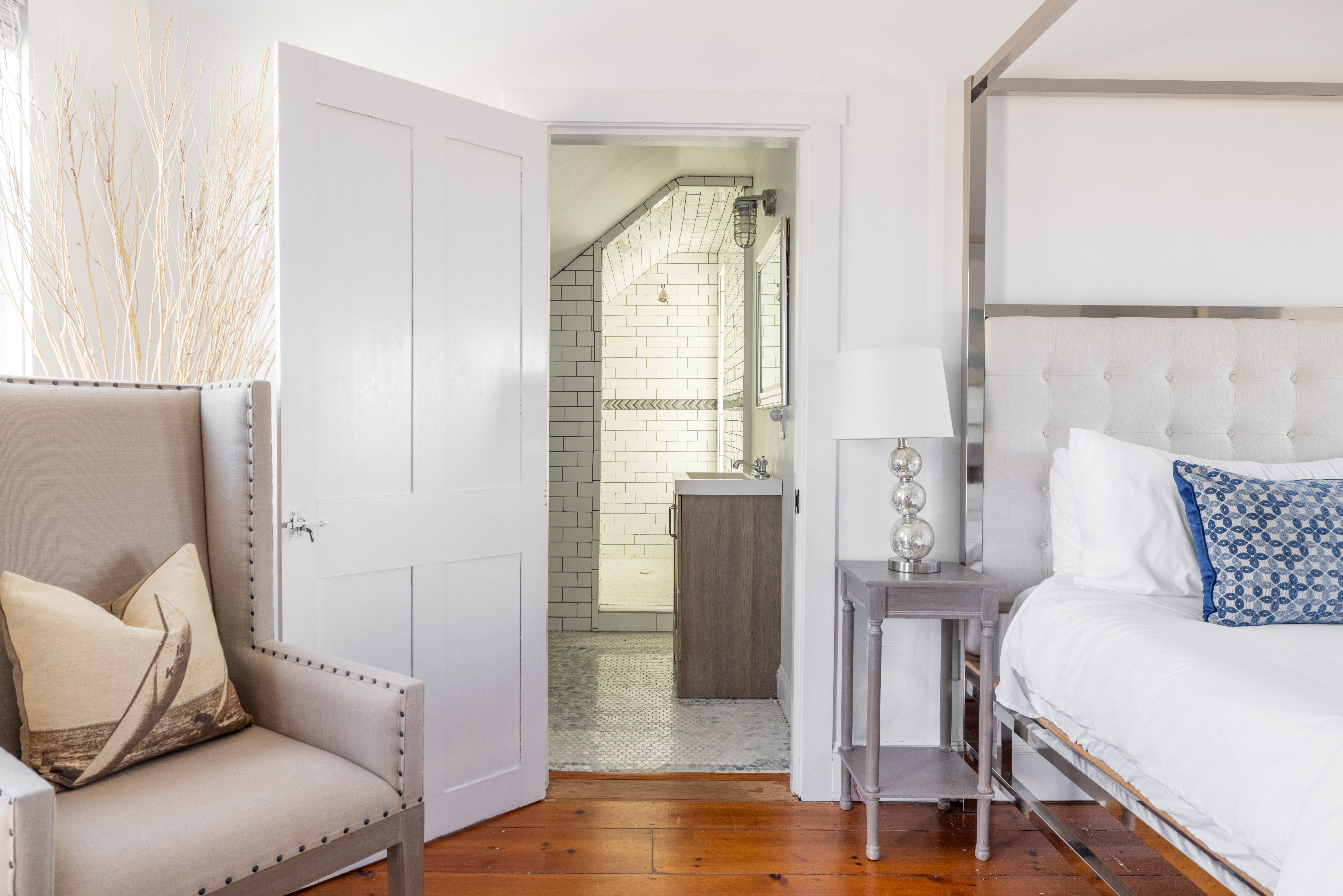 116 Baxter Road Nantucket, MA 02554 - Photo 14 of 28 a bedroom with furniture and a window