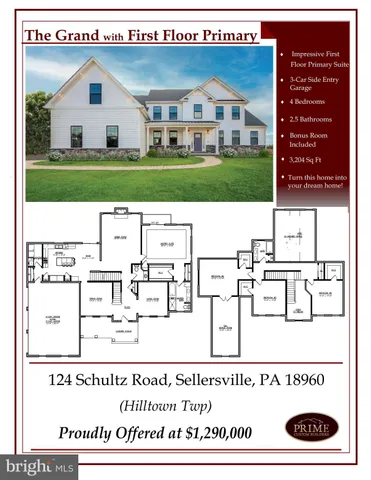 a view of an empty room with wooden floor and a chandelier