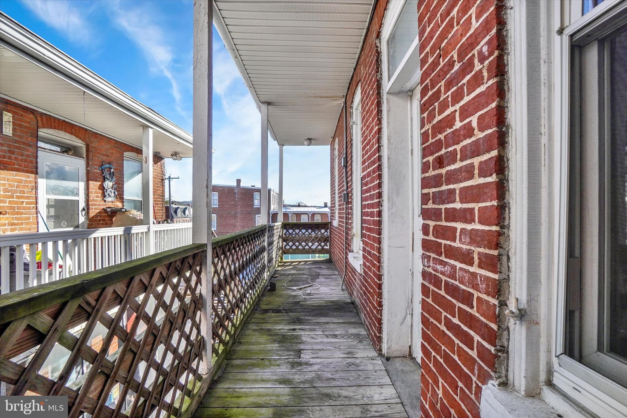 1323 North George Street York, PA 17404 - Photo 23 of 27 a view of balcony with wooden floor
