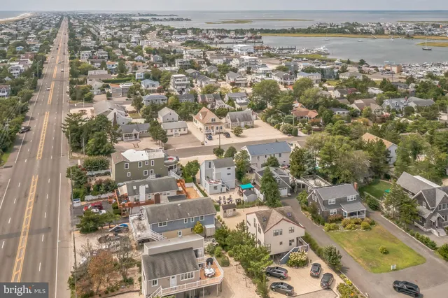 an aerial view of a city with lots of residential buildings