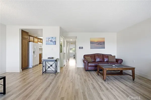 a view of a balcony with an outdoor space