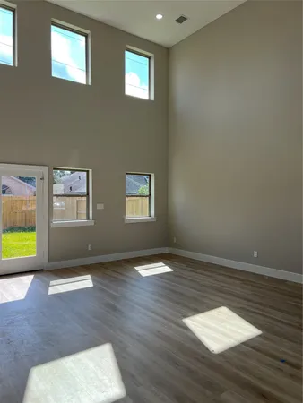 wooden floor in an empty room