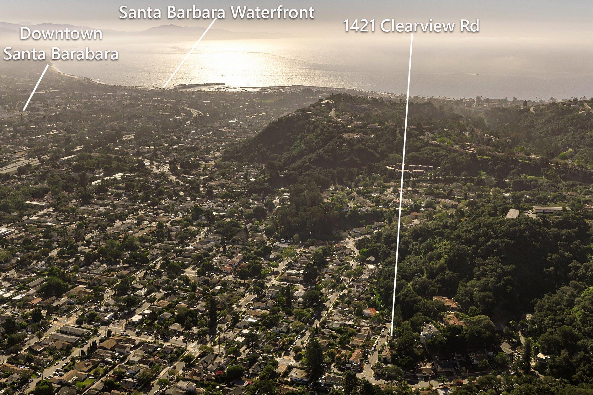 1421 Clearview Road Santa Barbara, CA 93101 - Photo 39 of 41 1421 Clearview Rd Location Marker4