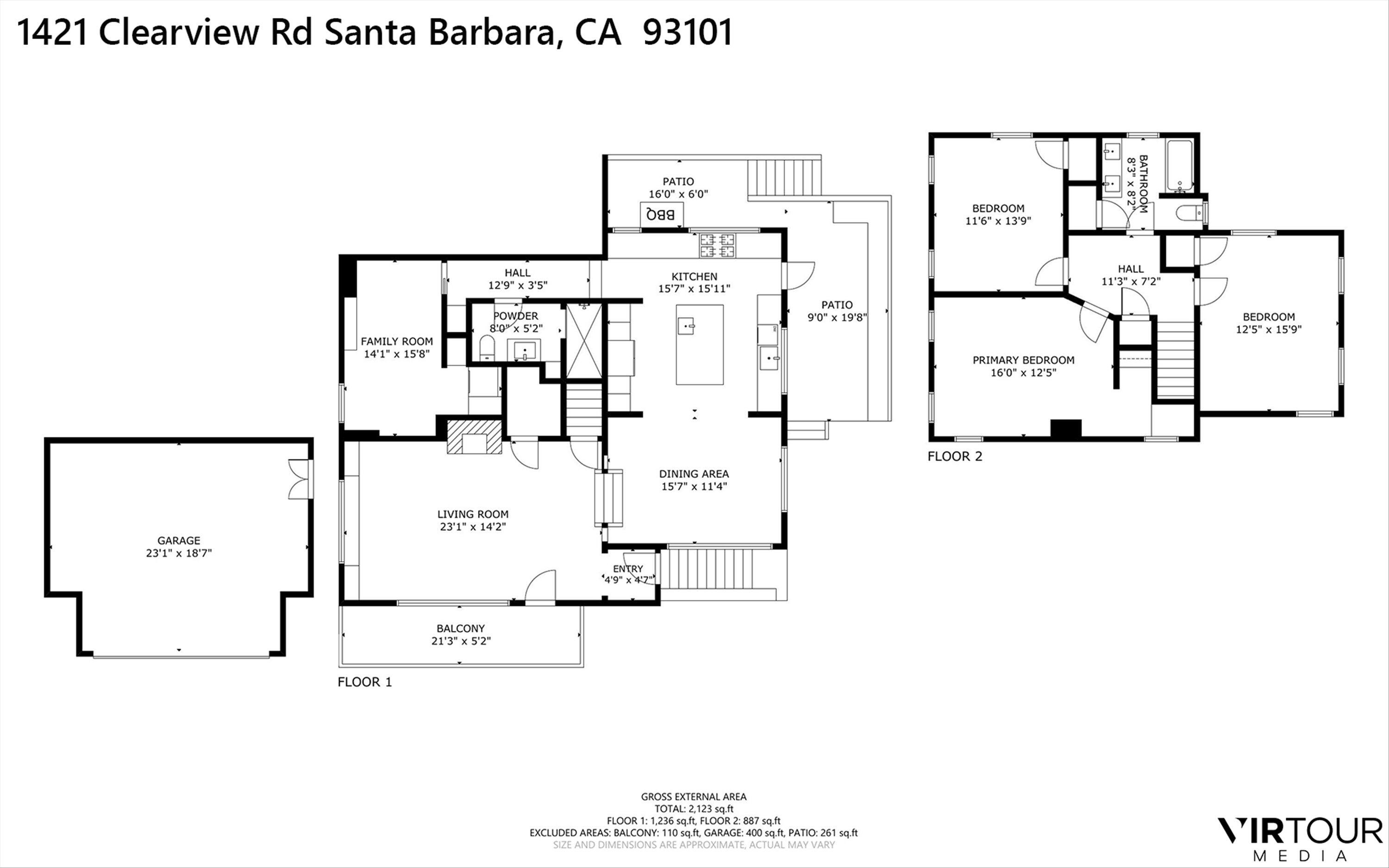 1421 Clearview Road Santa Barbara, CA 93101 - Photo 40 of 41 03-1421 Clearview Rd All Floors