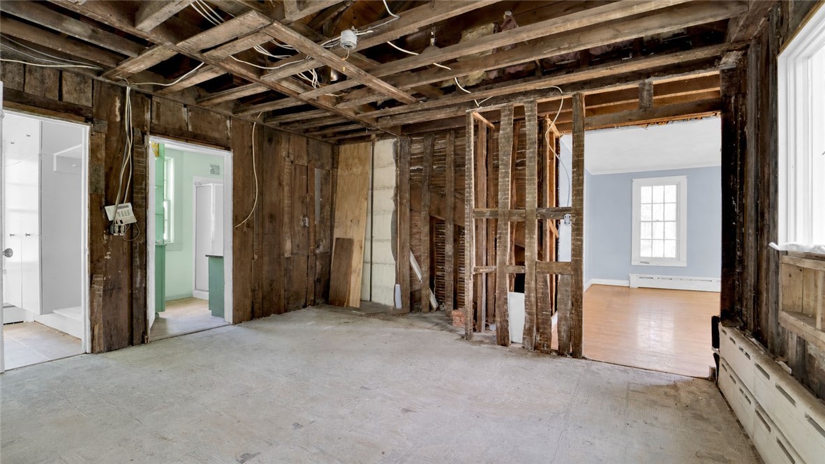 150 William Kidder Road Lancaster, NY 14086 - Photo 18 of 39 An alternate angle of the gutted kitchen area, sho