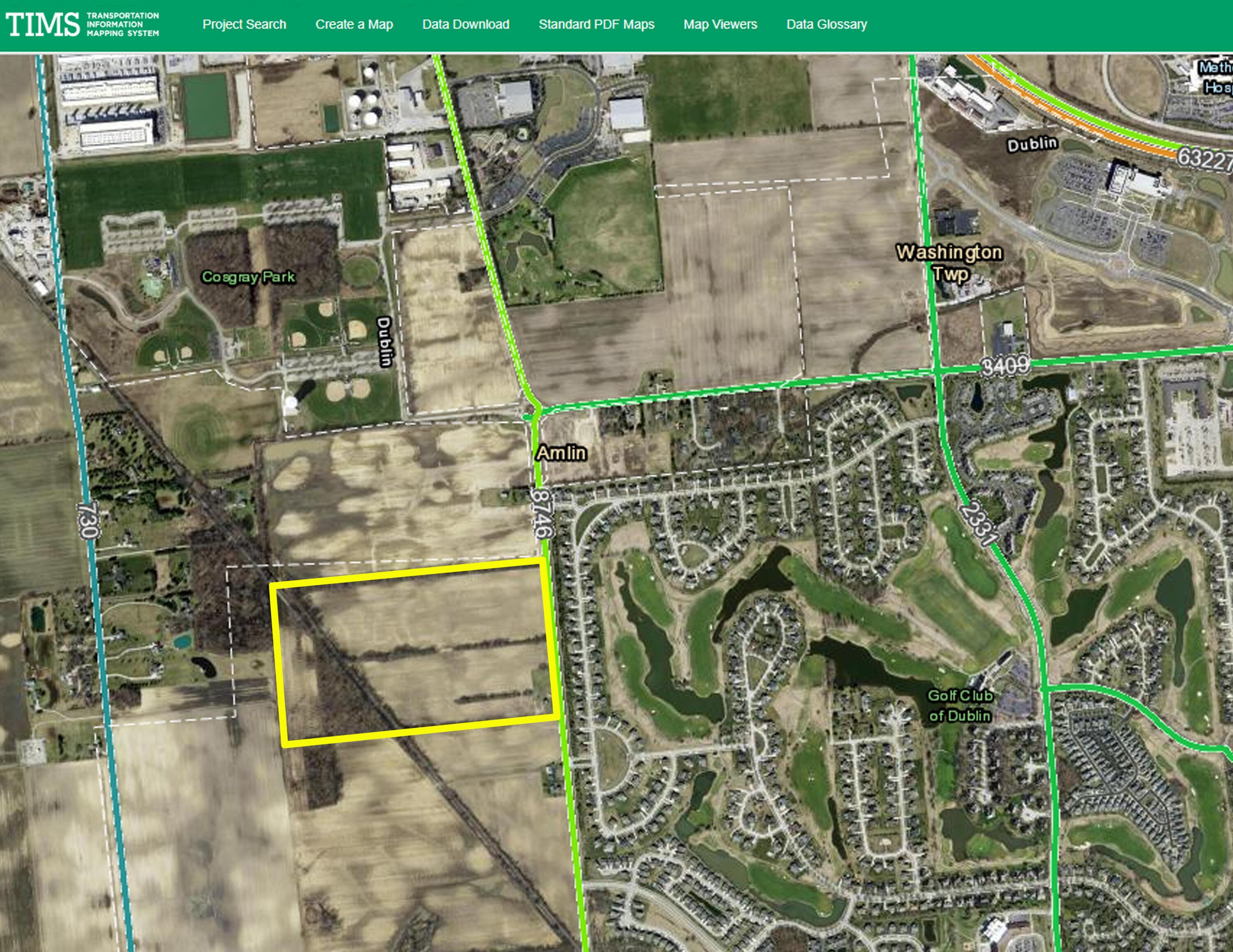 5751 Cosgray Road Dublin, OH 43016 - Photo 6 of 12 Traffic Map