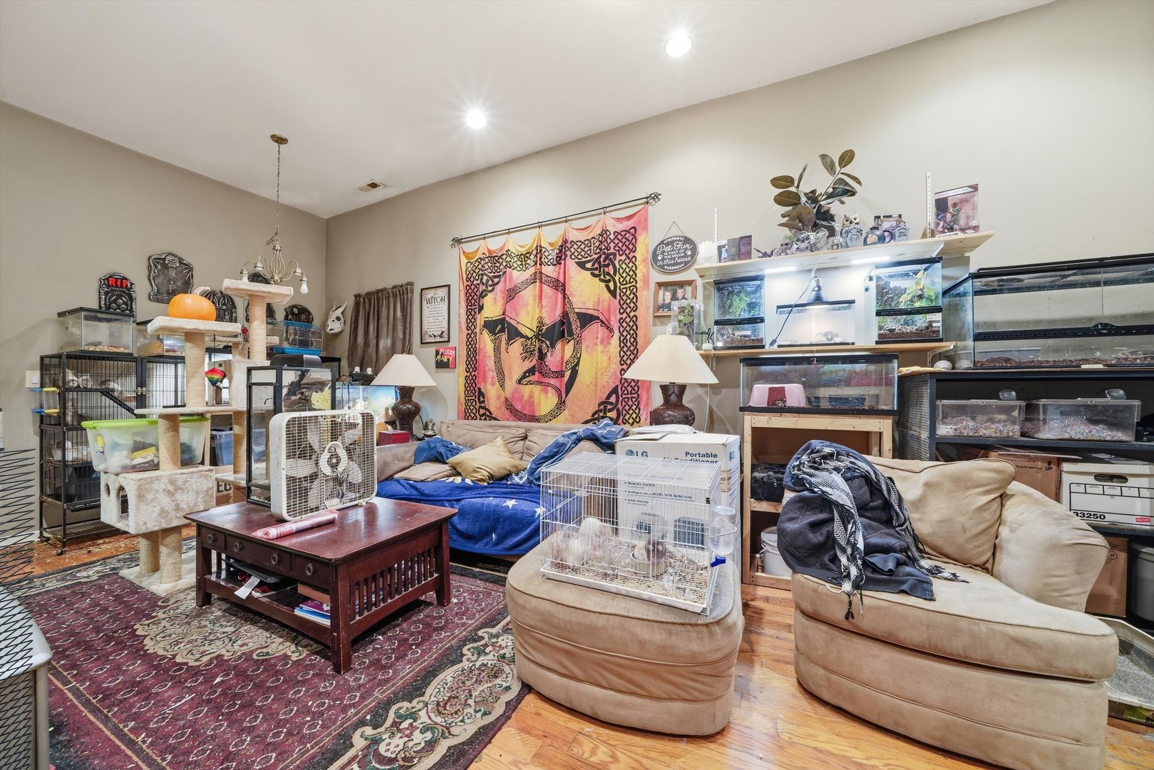 4547 South Union Avenue Chicago, IL 60609 - Photo 6 of 25 a living room with furniture and wooden floor