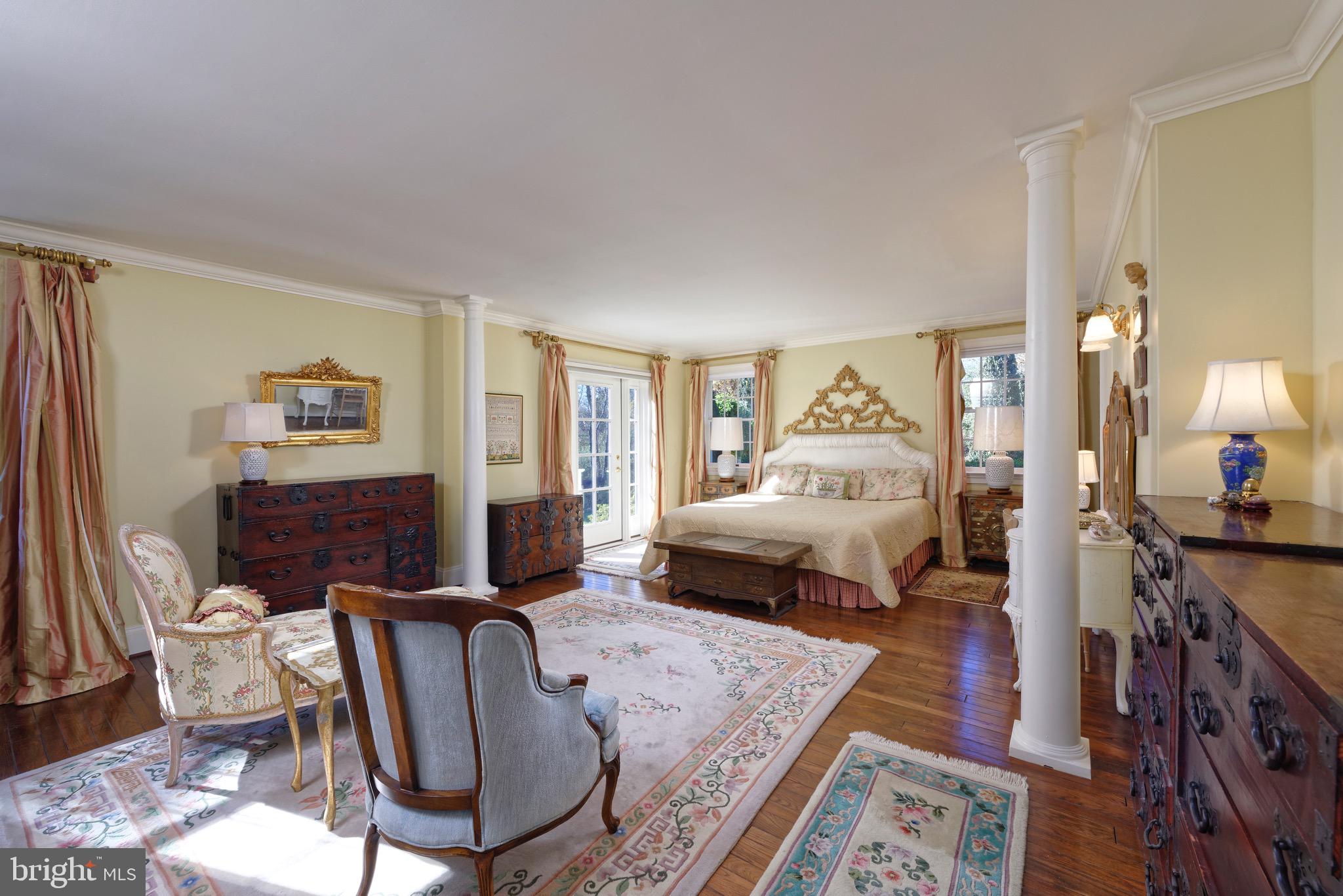 23459 Sally Mill Road Middleburg, VA 20117 - Photo 22 of 61 Spacious primary bedroom suite with private deck