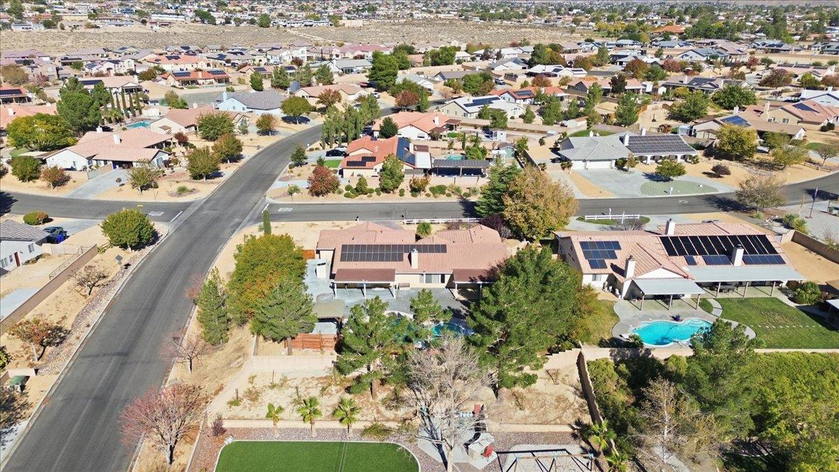 15358 Lookout Road Apple Valley, CA 92307 - Photo 3 of 30 an aerial view of residential houses with outdoor space
