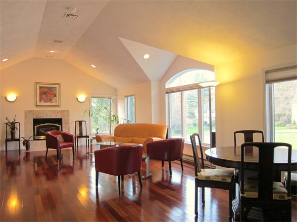 10 Elena Road Lexington, MA 02421 - Photo 5 of 19 a view of a dining room with furniture window and wooden floor