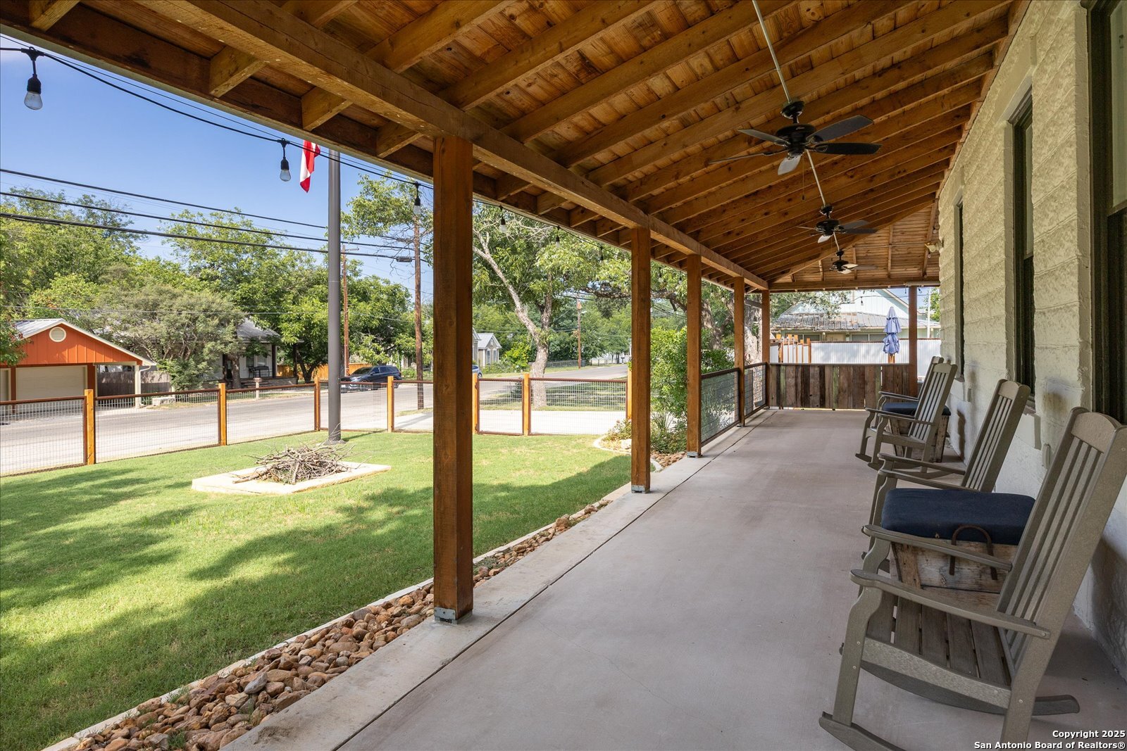 504 6th Street Comfort, TX 78013 - Photo 33 of 48 a view of swimming pool with a back yard