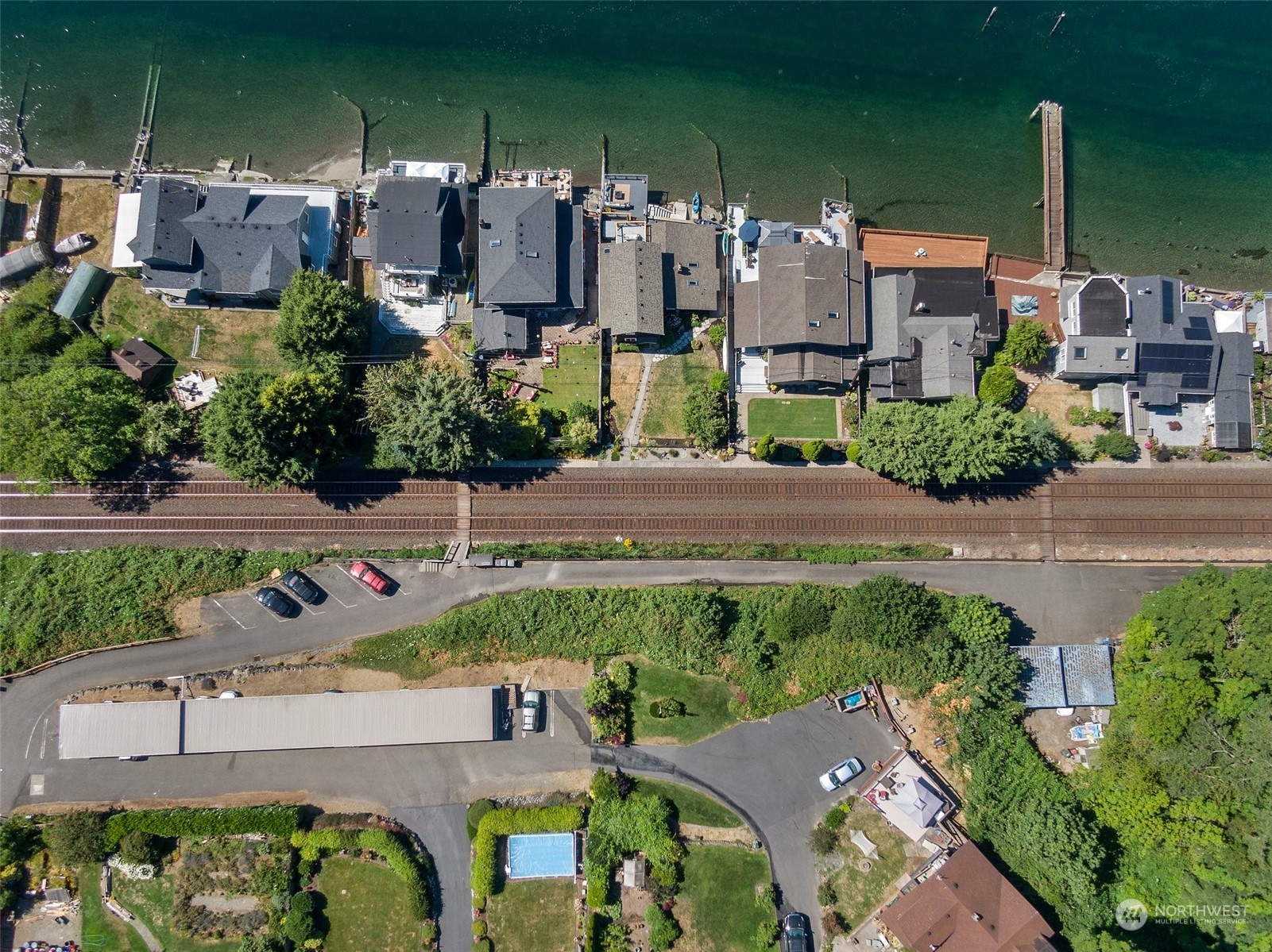 4234 Sunset Beach Road University Place, WA 98466 - Photo 35 of 40 an aerial view of multiple house