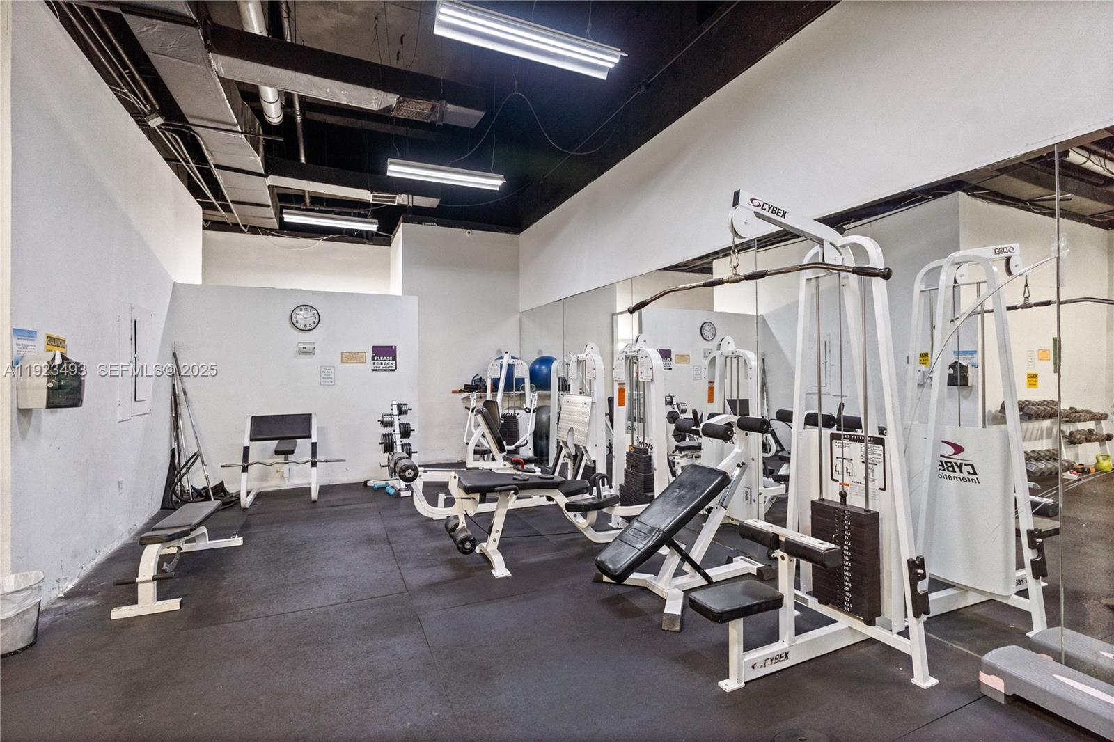 800 West Avenue, Unit 722 Miami Beach, FL 33139 - Photo 29 of 33 a view of a room with gym equipment