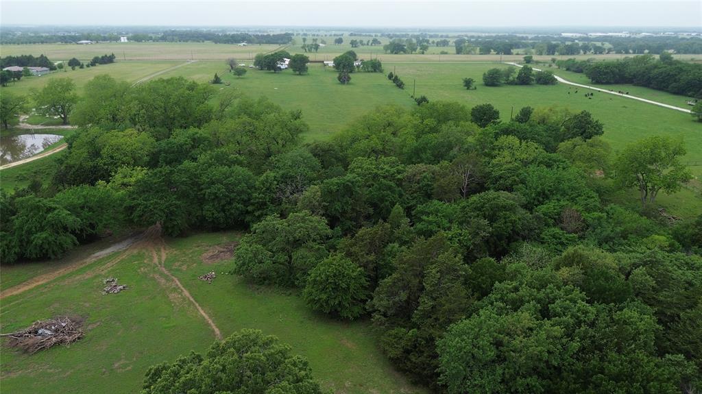 3138 Scarbrough Road Sadler, TX 76264 - Photo 38 of 40 an aerial view of green landscape with trees houses and lake view