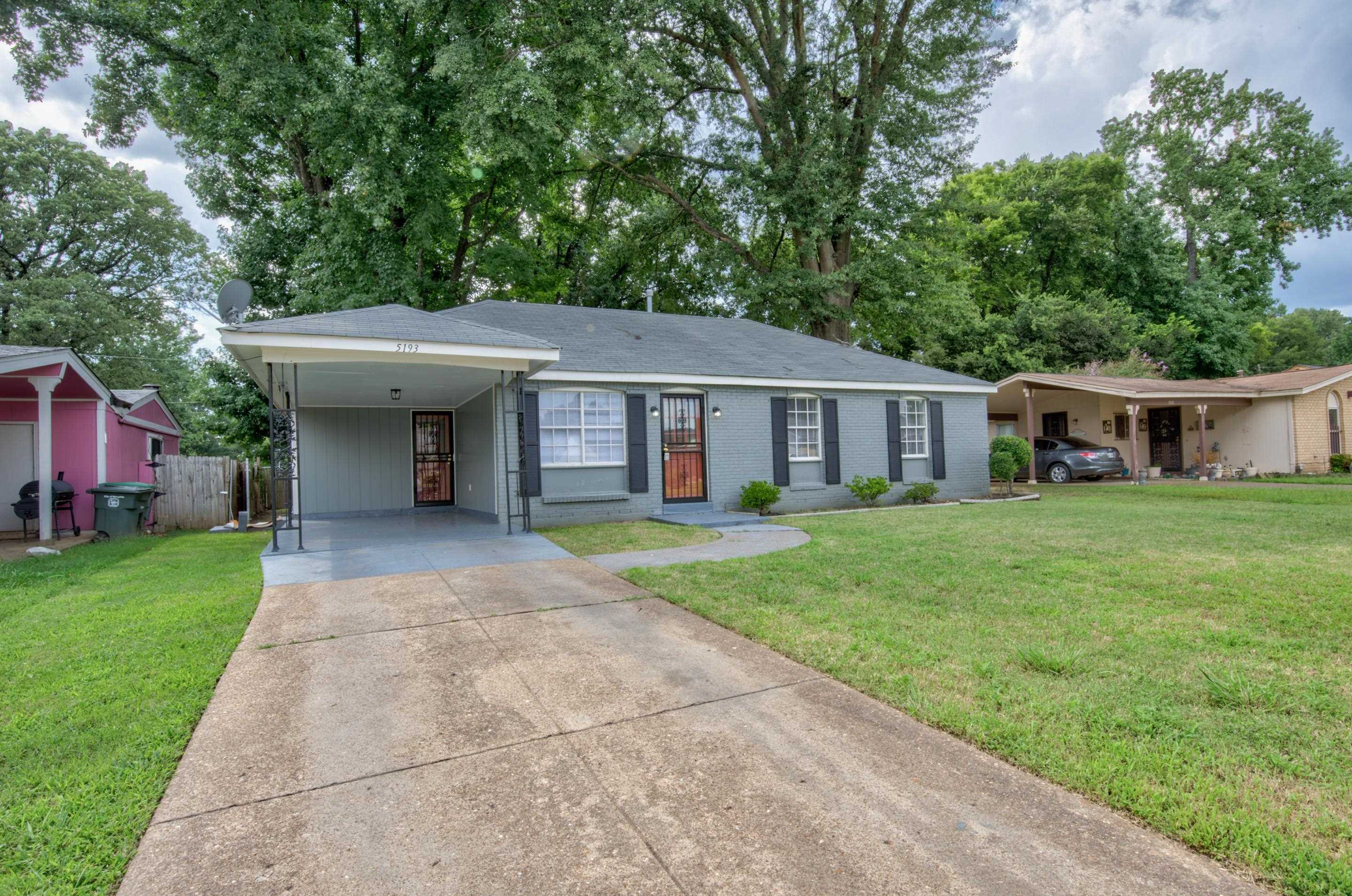 5193 Fairley Road Memphis, TN 38109 - Photo 17 of 17 a view of a house with a yard and tree s