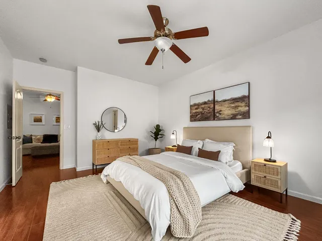 a close view of closet