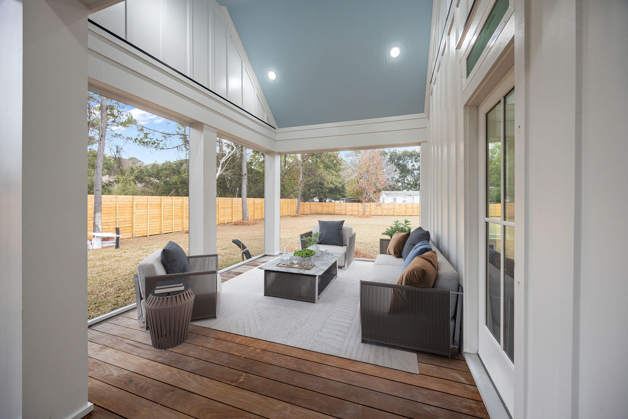2828 River Road Johns Island, SC 29455 - Photo 18 of 45 back porch (off dining) virtually staged