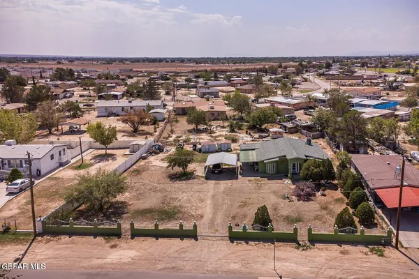 an aerial view of a
