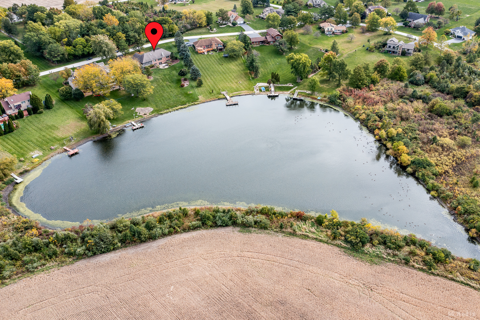26002 Cambridge Drive Crete, IL 60417 - Photo 48 of 48 a view of a lake with a outdoor space