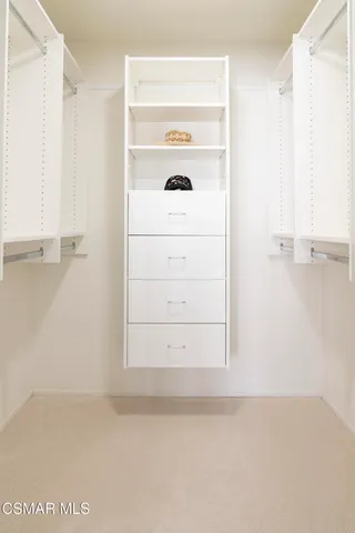 a view of a closet