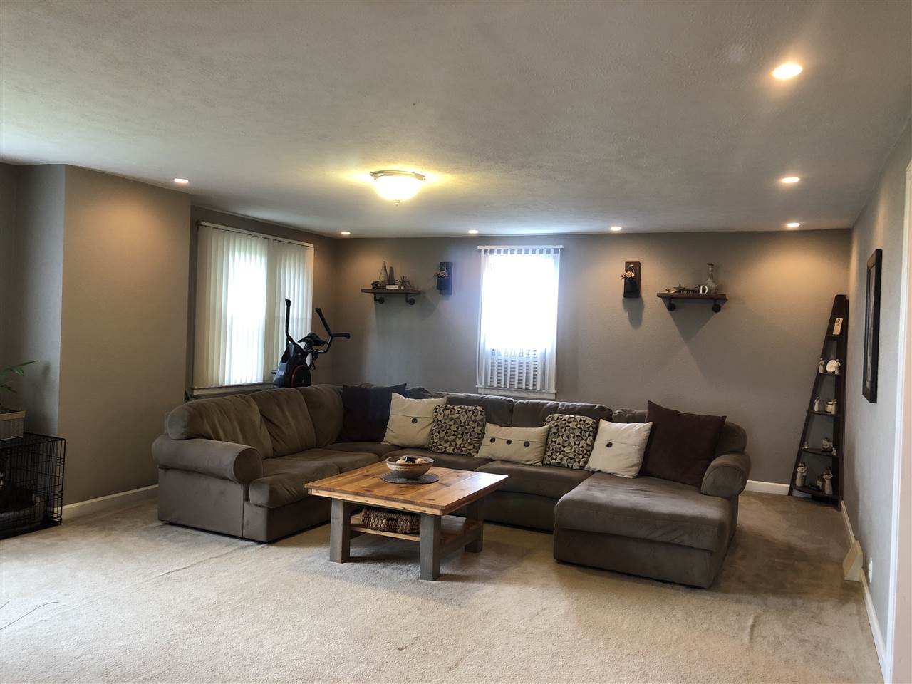 4502 Klinger Road Leaf River, IL 61047 - Photo 8 of 25 a living room with furniture and a wooden floor