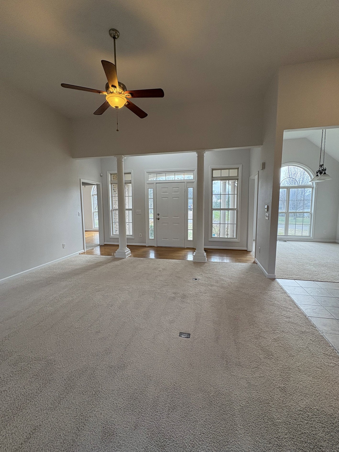 1508 Gray Fox Lane Spring Hill, TN 37174 - Photo 5 of 22 a view of a livingroom with a ceiling fan and window