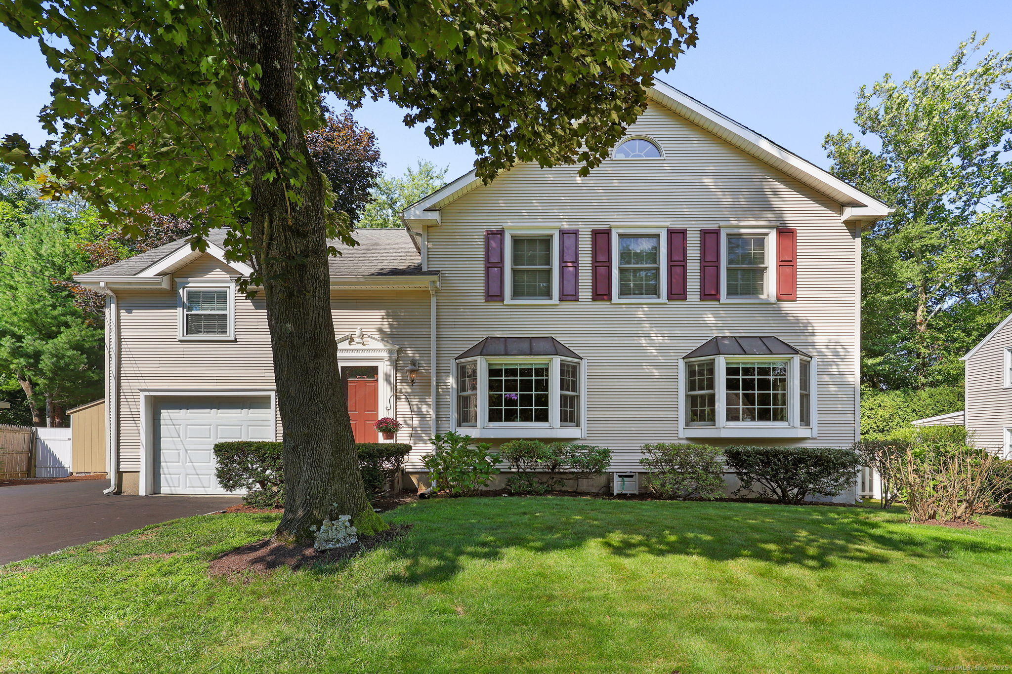 front view of house with a yard