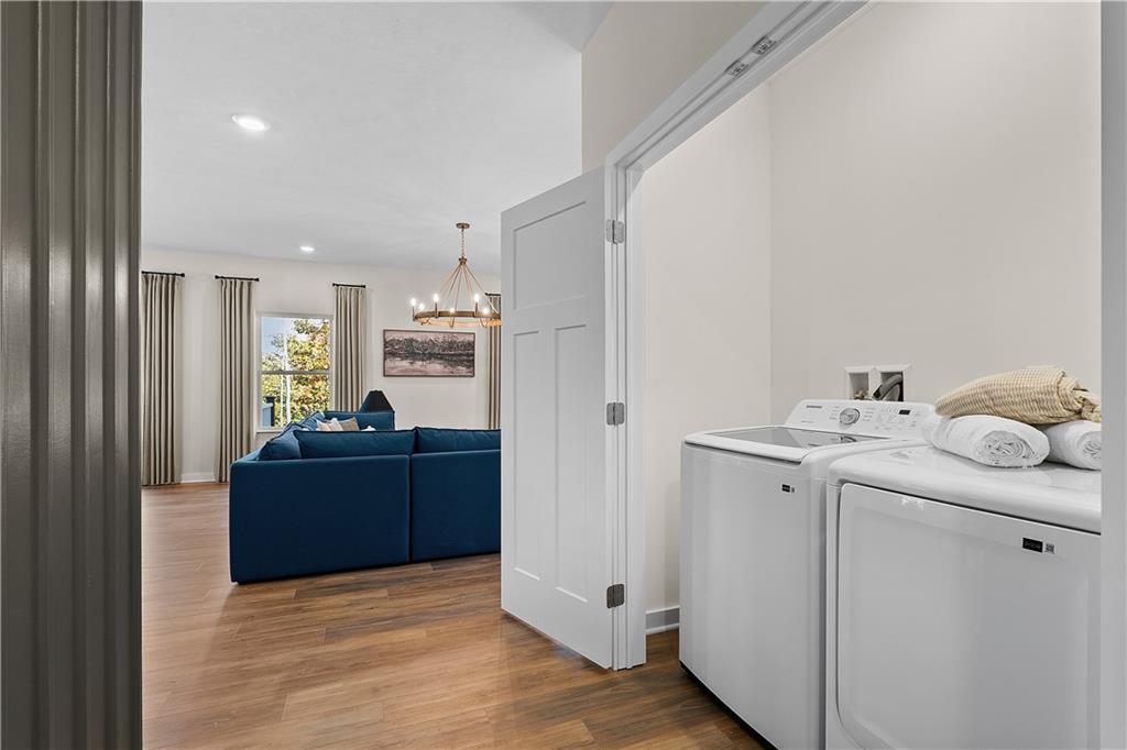 229 Lola Court McKees Rocks, PA 15136 - Photo 8 of 23 a view of workspace with wooden floor