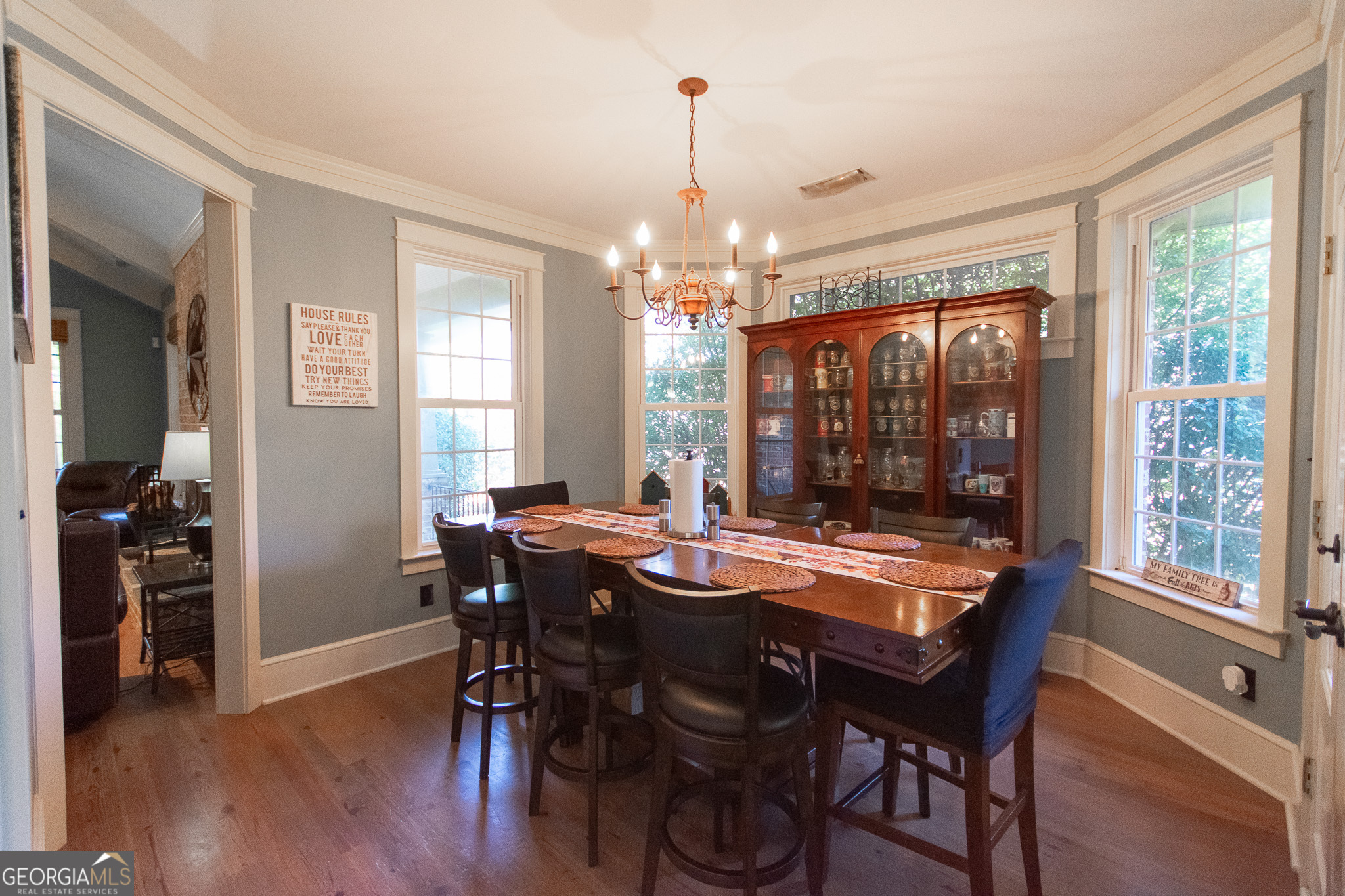 190 Carl Williams Road Senoia, GA 30276 - Photo 21 of 93 a dining room with furniture window and wooden floor