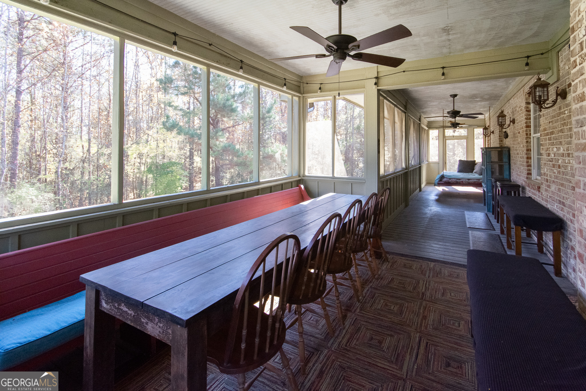 190 Carl Williams Road Senoia, GA 30276 - Photo 70 of 93 a view of a dining room with furniture window and wooden floor