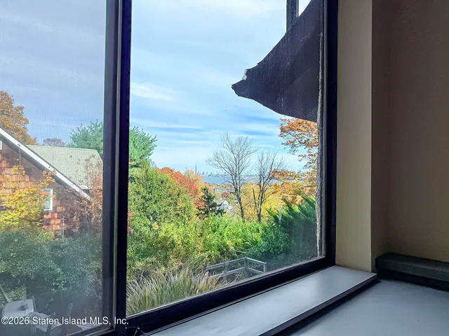 a view of sky from window