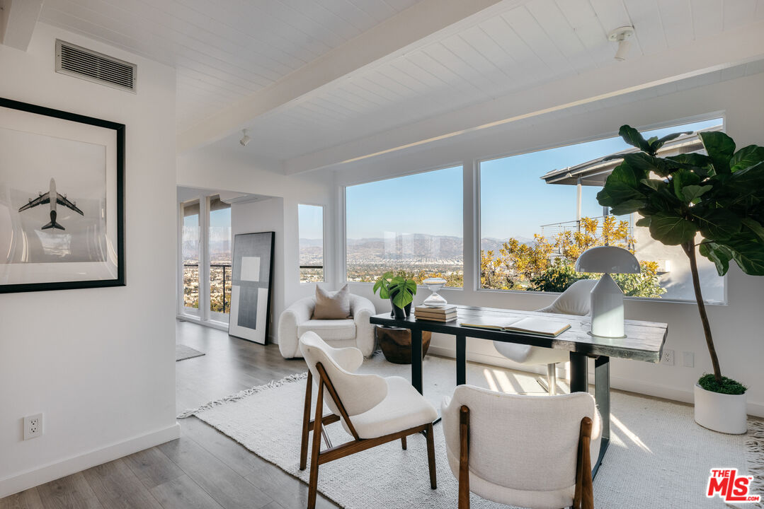3272 Wrightwood Drive Studio City, CA 91604 - Photo 14 of 36 a living room with furniture and a potted plant