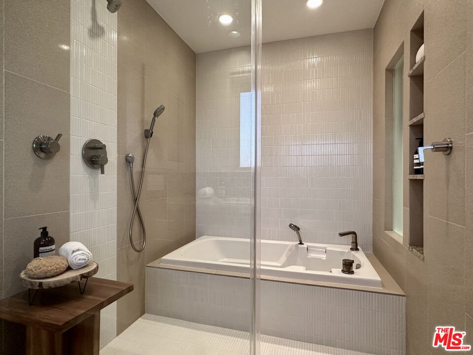 3272 Wrightwood Drive Studio City, CA 91604 - Photo 20 of 36 a bathroom with a sink toilet and shower