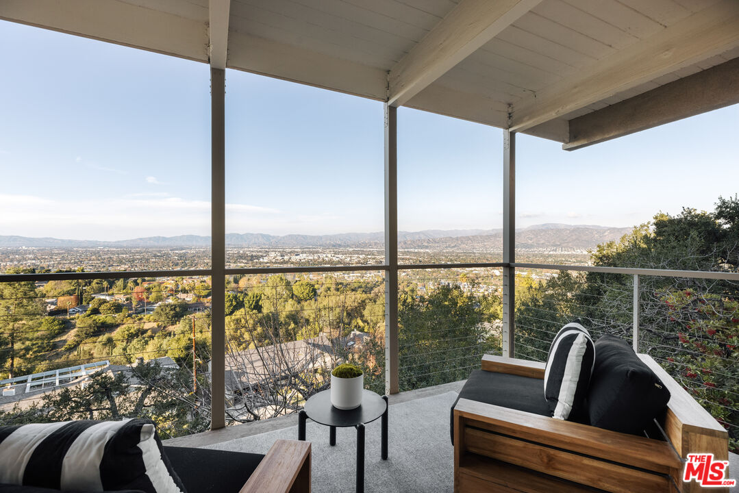 3272 Wrightwood Drive Studio City, CA 91604 - Photo 21 of 36 a view of sitting space with furniture and city view