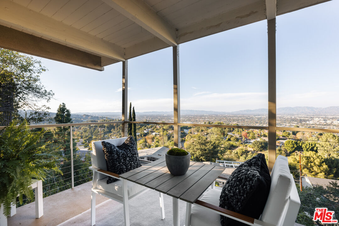 3272 Wrightwood Drive Studio City, CA 91604 - Photo 28 of 36 a view of a balcony with lake view and mountain view