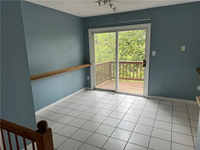 a view of front door