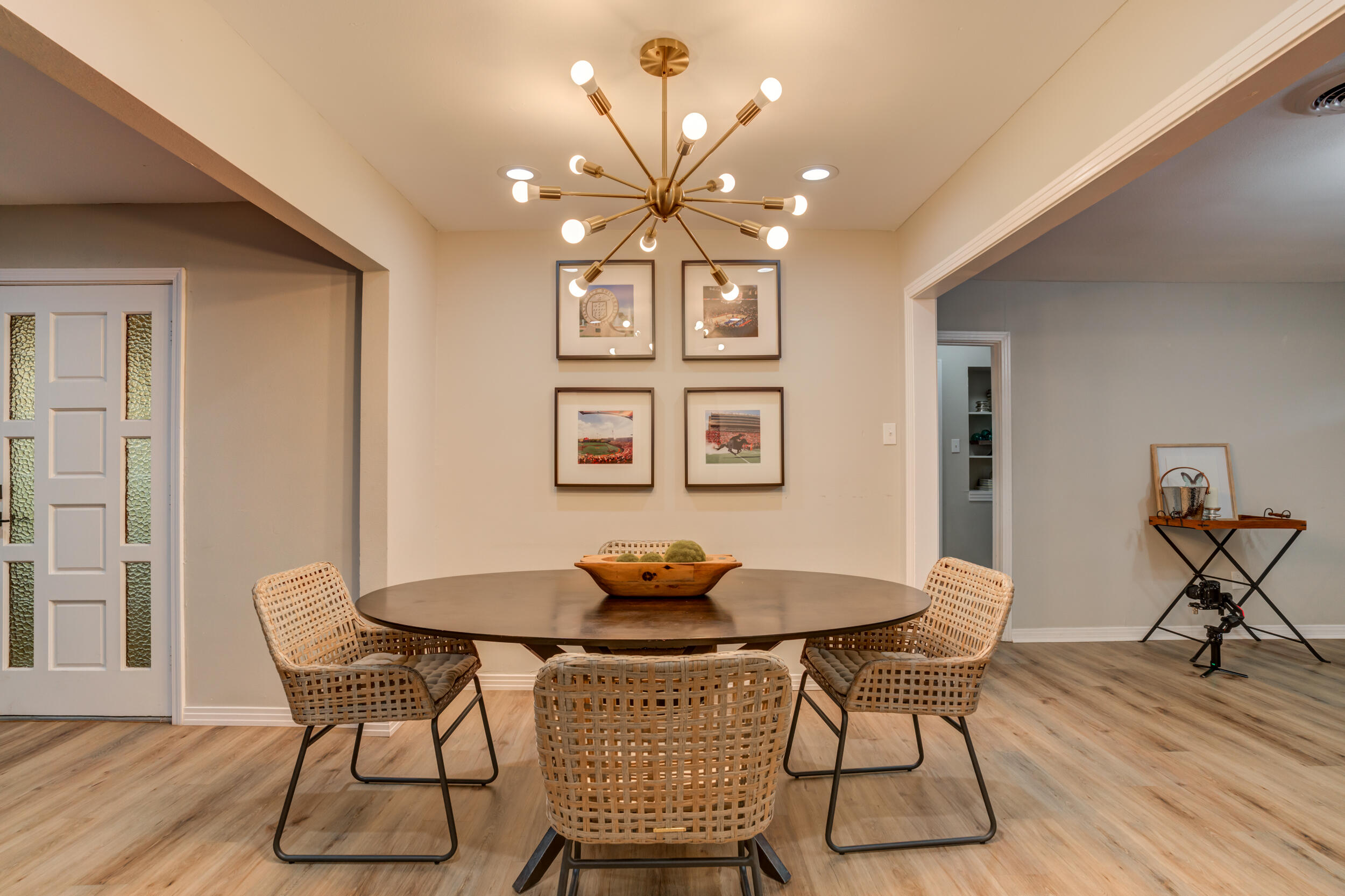2802 39th Street Lubbock, TX 79413 - Photo 14 of 61 a dining room with furniture and wooden floor