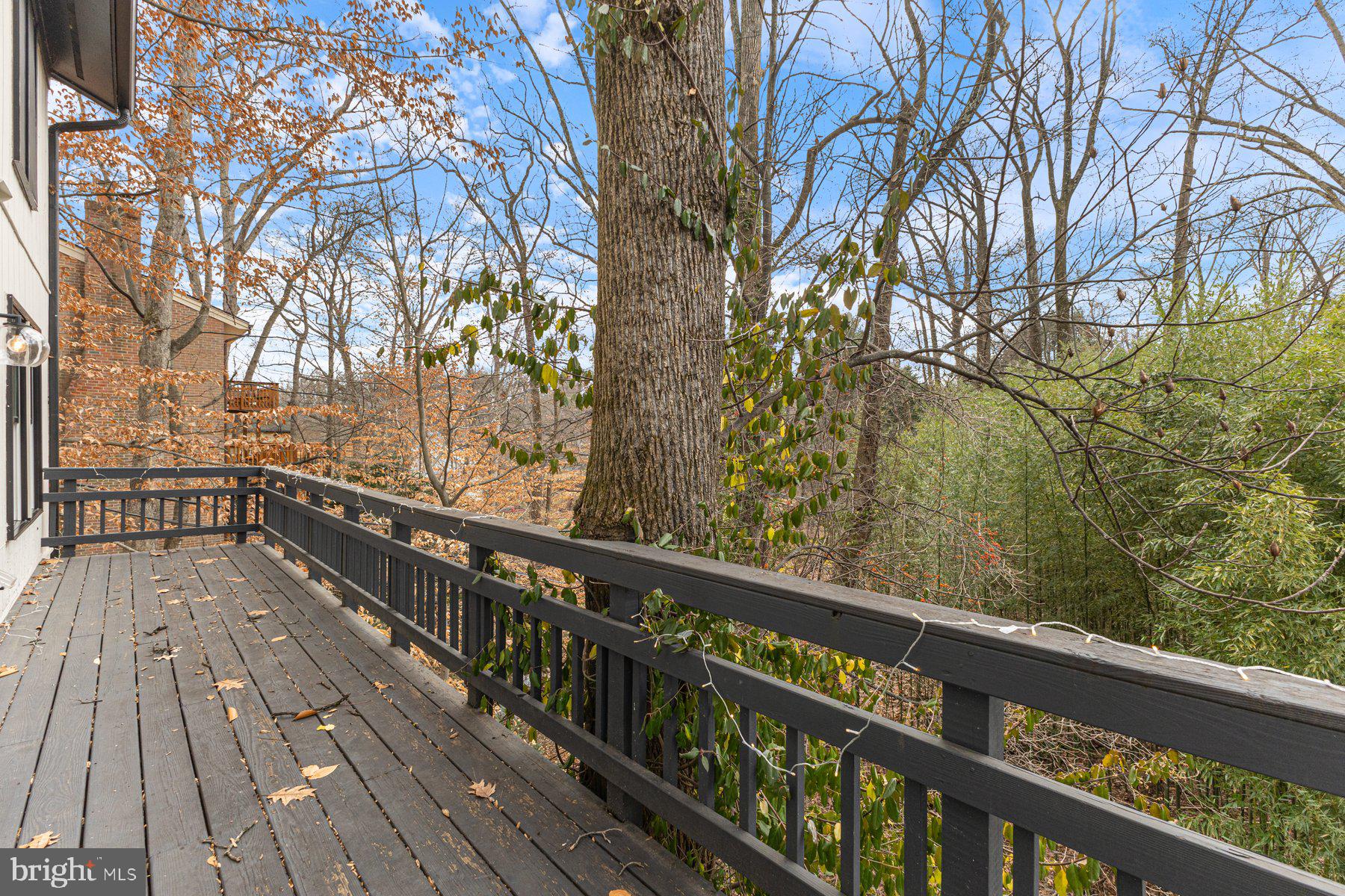 1875 Massachusetts Avenue McLean, VA 22101 - Photo 17 of 52 a view of balcony with wooden floor and fence