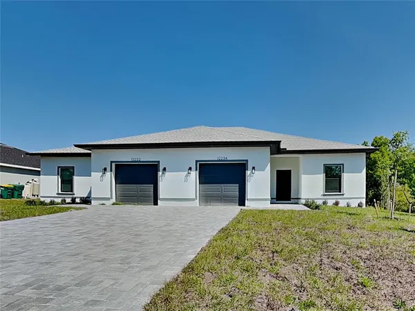 a view of a house with a patio