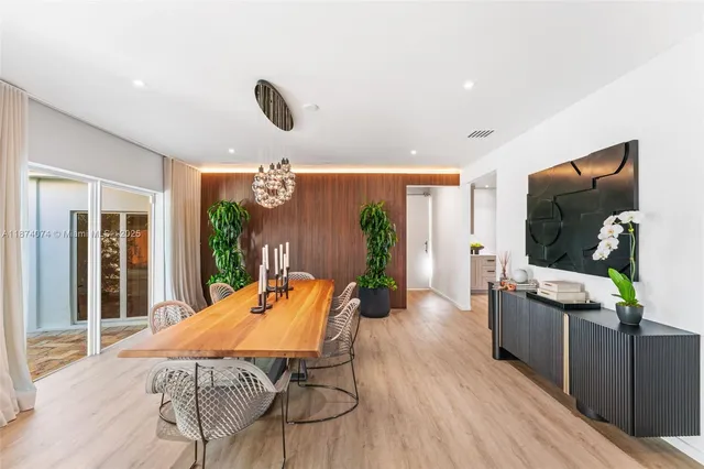 a outdoor space with furniture