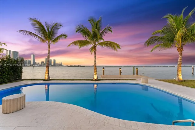 swimming pool with outdoor seating