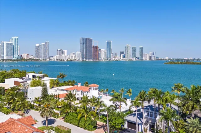 a view of a city with tall buildings