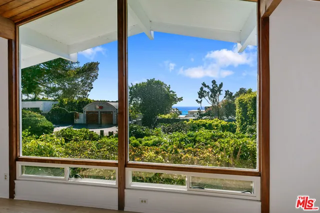 a view of a window and outside view