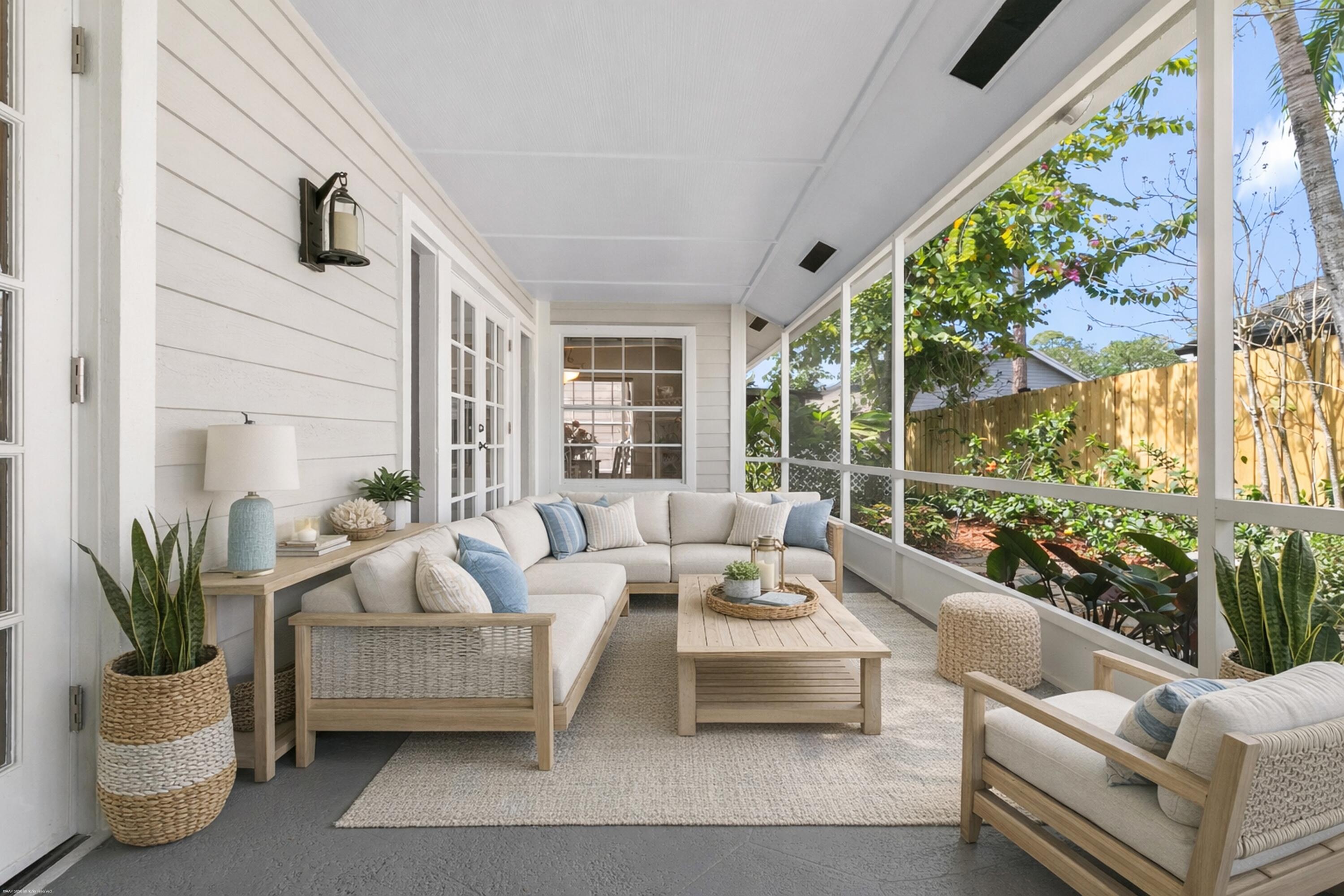 12635 Timber Ridge Circle Wellington, FL 33414 - Photo 22 of 33 Covered & Screened Patio