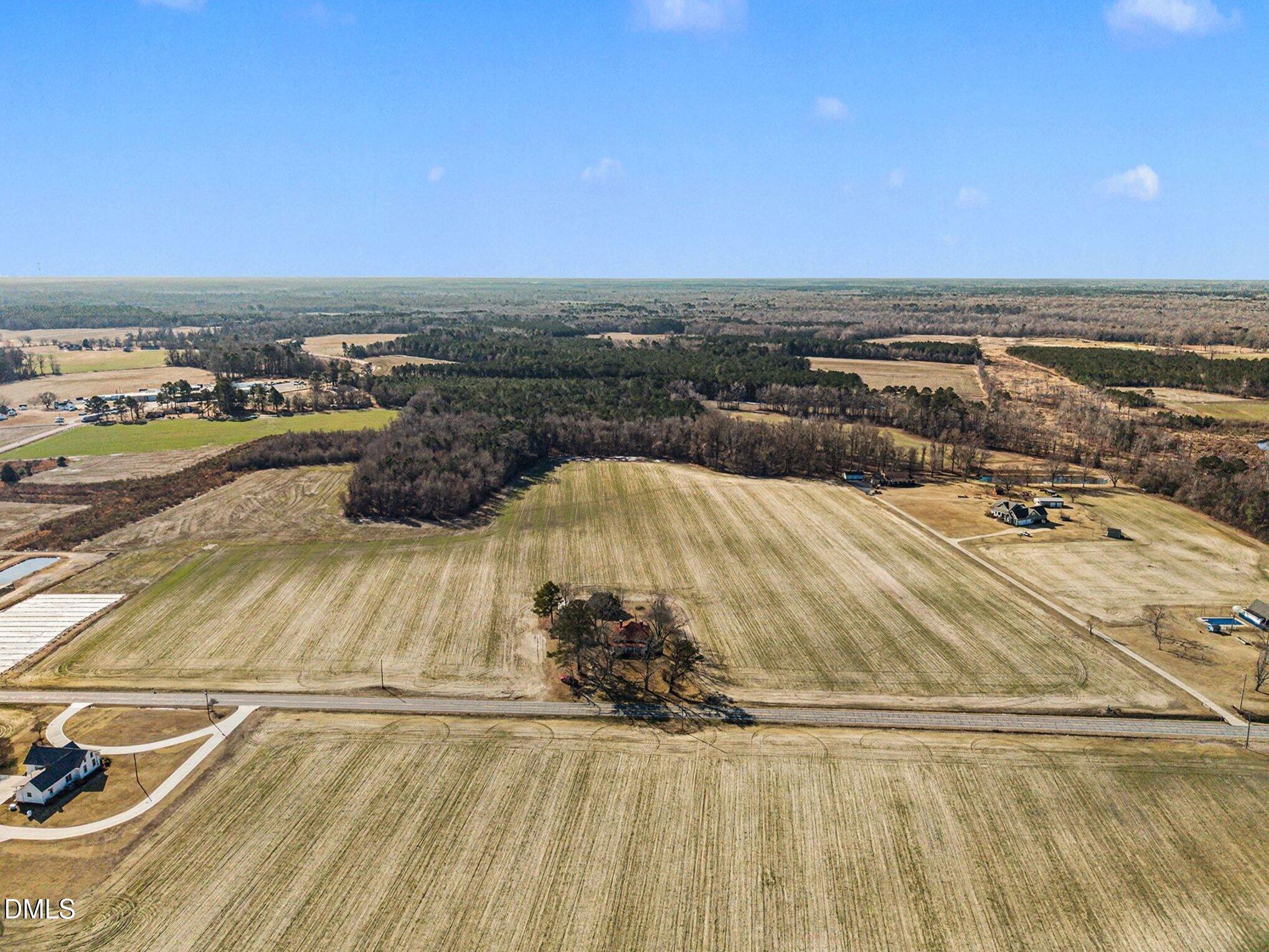 3038 Brogden Road Smithfield, NC 27577 - Photo 34 of 40 3038 Brogden Rd High Aerial Front