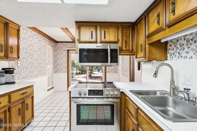 a bed room with a bed and a painting