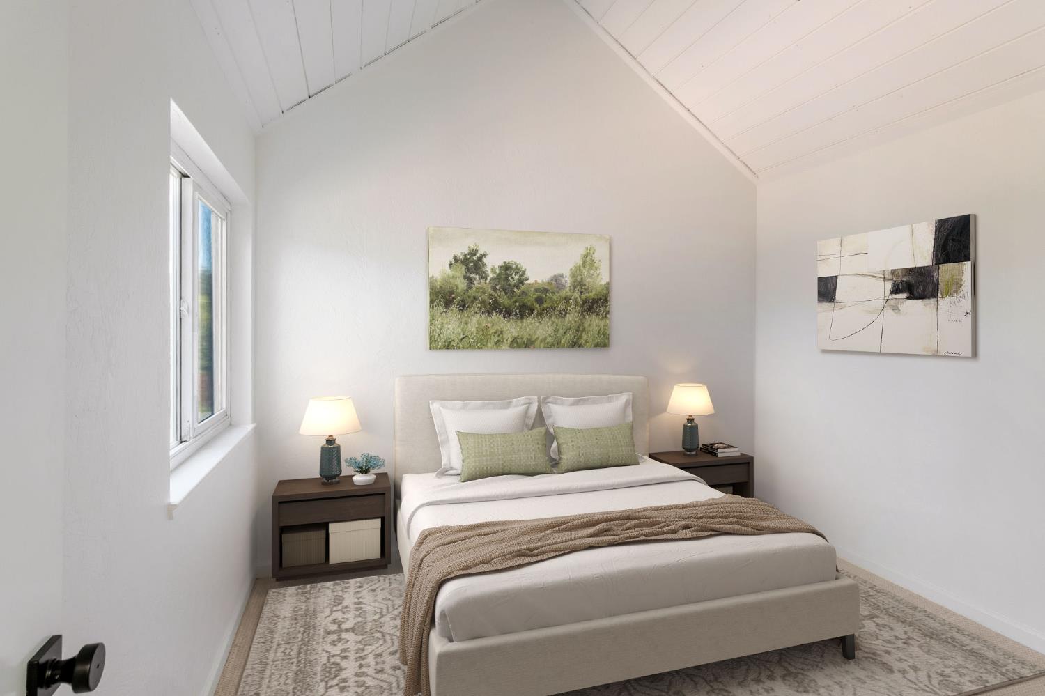 8667 Mariners Drive, Unit 53 Stockton, CA 95219 - Photo 10 of 24 a bedroom with bed and a window