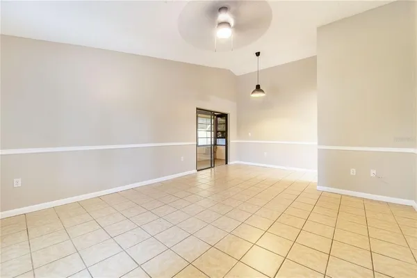 a view of an empty room