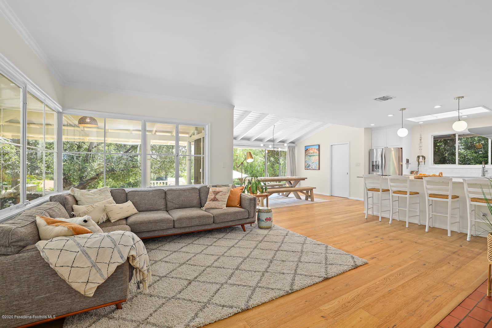 1955 Windover Road Pasadena, CA 91107 - Photo 13 of 71 a living room with furniture and a large window